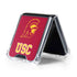 University of Southern California USC Gold Trojan Mascot Galaxy Z Flip5 5G Clear Case
