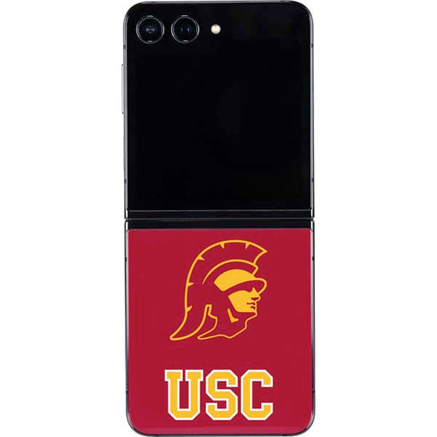 University of Southern California USC Gold Trojan Mascot Galaxy Z Flip5 5G Skin