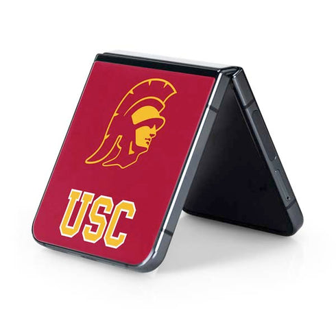 University of Southern California USC Gold Trojan Mascot Galaxy Z Flip5 5G Skin