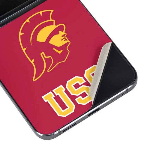 University of Southern California USC Gold Trojan Mascot Galaxy Z Flip5 5G Skin