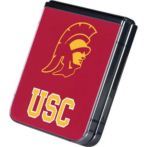 University of Southern California USC Gold Trojan Mascot Galaxy Z Flip5 5G Skin