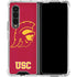University of Southern California USC Gold Trojan Mascot Galaxy Z Fold4 5G Clear Case