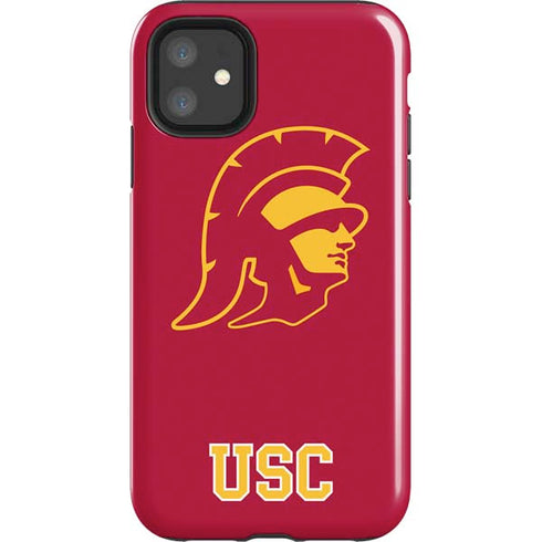 University of Southern California USC Gold Trojan Mascot iPhone 11 Impact Case