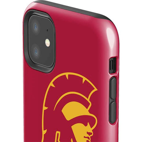 University of Southern California USC Gold Trojan Mascot iPhone 11 Impact Case