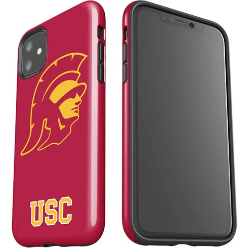 University of Southern California USC Gold Trojan Mascot iPhone 11 Impact Case