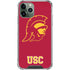 University of Southern California USC Gold Trojan Mascot iPhone 11 Pro Max Clear Case