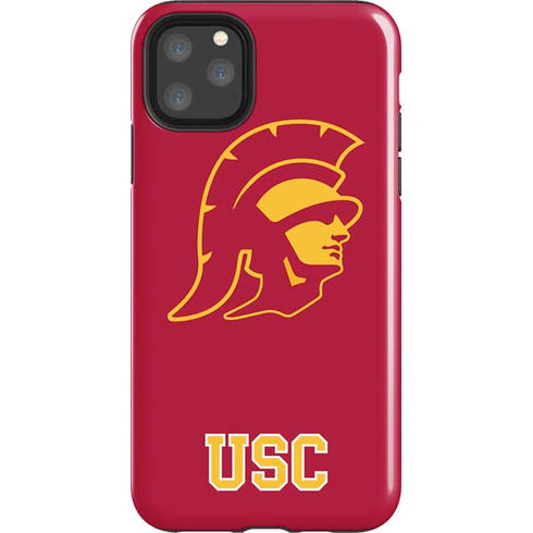 University of Southern California USC Gold Trojan Mascot iPhone 11 Pro Max Impact Case