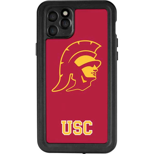 University of Southern California USC Gold Trojan Mascot iPhone 11 Pro Max Waterproof Case