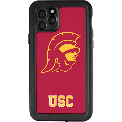 University of Southern California USC Gold Trojan Mascot iPhone 11 Pro Waterproof Case