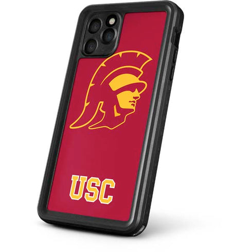 University of Southern California USC Gold Trojan Mascot iPhone 11 Pro Waterproof Case