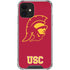 University of Southern California USC Gold Trojan Mascot iPhone 12 Clear Case