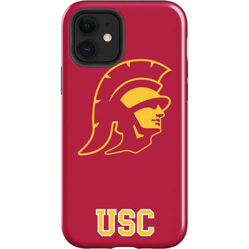 University of Southern California USC Gold Trojan Mascot iPhone 12 Impact Case
