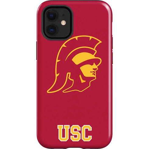 University of Southern California USC Gold Trojan Mascot iPhone 12 Mini Impact Case