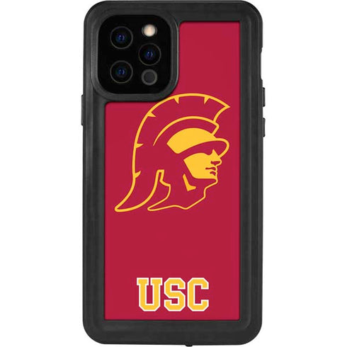 University of Southern California USC Gold Trojan Mascot iPhone 12 Pro Waterproof Case