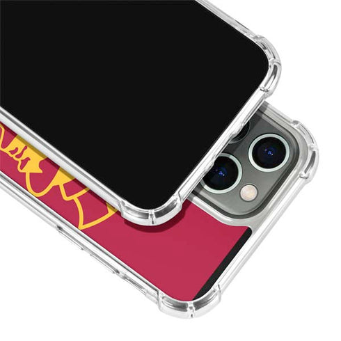 University of Southern California USC Gold Trojan Mascot iPhone 13 Pro Max Clear Case