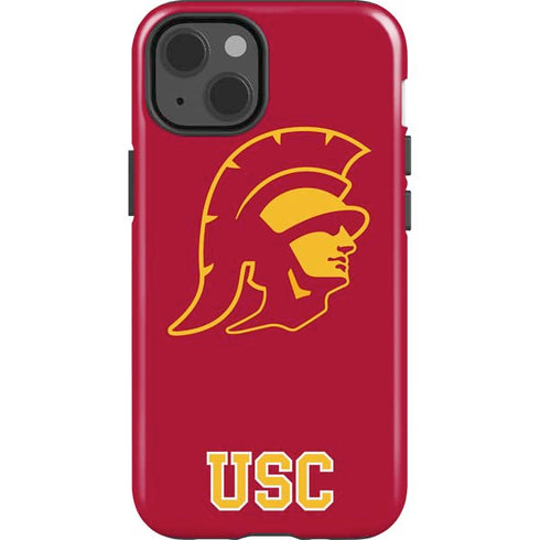 University of Southern California USC Gold Trojan Mascot iPhone 15 Impact Case