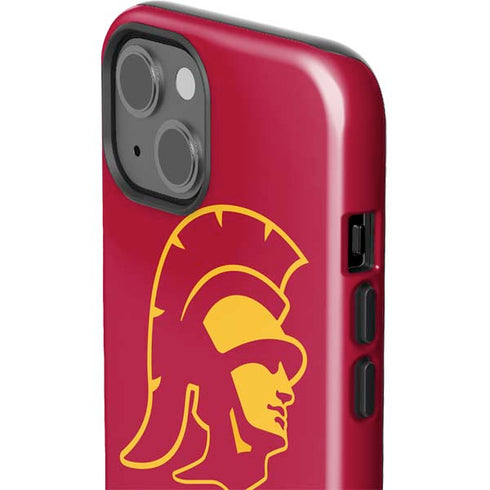 University of Southern California USC Gold Trojan Mascot iPhone 14 Impact Case
