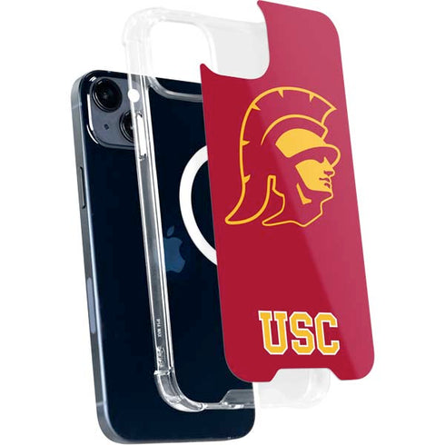 University of Southern California USC Gold Trojan Mascot iPhone 15 Plus MagSafe Case