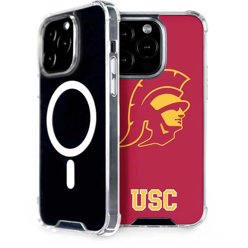 University of Southern California USC Gold Trojan Mascot iPhone 15 Pro MagSafe Case