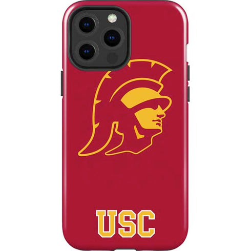 University of Southern California USC Gold Trojan Mascot iPhone 15 Pro Max Impact Case