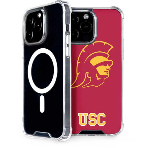 University of Southern California USC Gold Trojan Mascot iPhone 15 Pro Max MagSafe Case