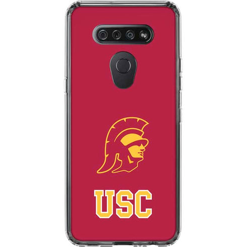University of Southern California USC Gold Trojan Mascot LG K51/Q51 Clear Case