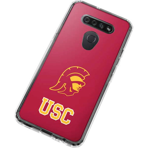 University of Southern California USC Gold Trojan Mascot LG K51/Q51 Clear Case
