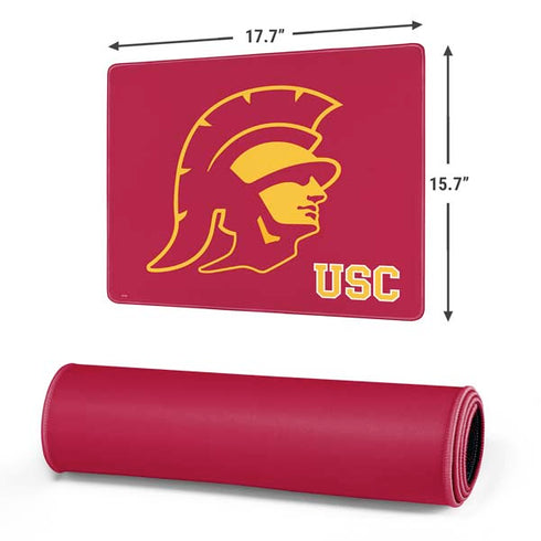 University of Southern California USC Gold Trojan Mascot Gaming Mouse Pad