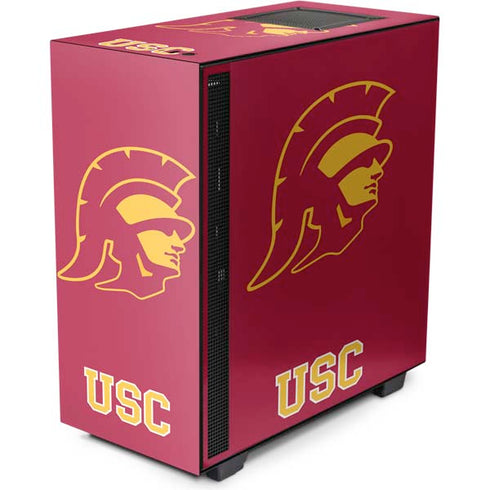 University of Southern California USC Gold Trojan Mascot NZXT H510 Compact ATX Mid-Tower Case Skin
