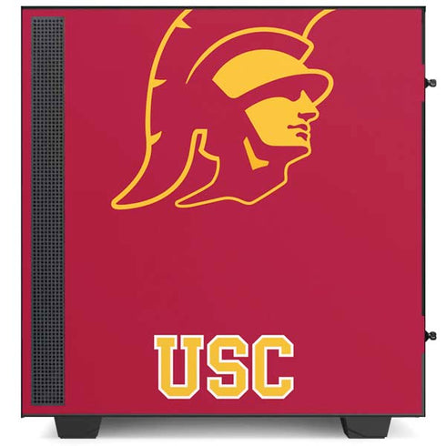 University of Southern California USC Gold Trojan Mascot NZXT H510 Compact ATX Mid-Tower Case Skin
