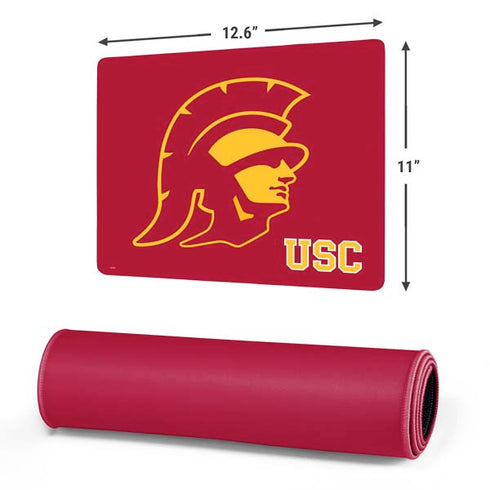 University of Southern California USC Gold Trojan Mascot Gaming Mouse Pad
