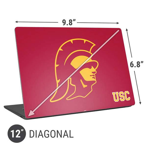University of Southern California USC Gold Trojan Mascot Universal Laptop 12in (9.8 x 6.8in) Skin