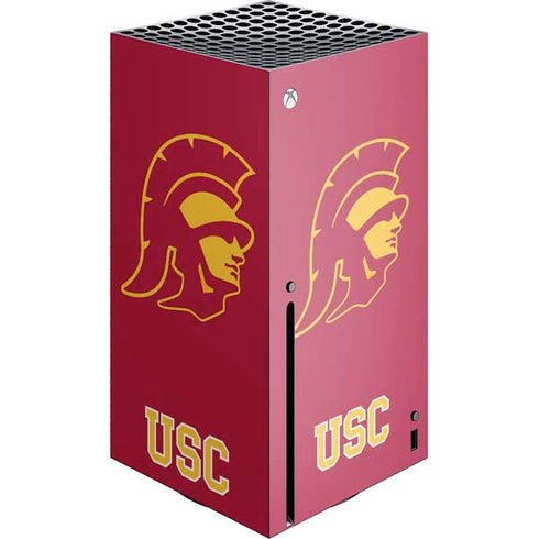 University of Southern California USC Gold Trojan Mascot Xbox Series X Console Skin