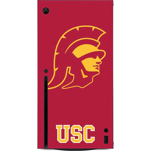 University of Southern California USC Gold Trojan Mascot Xbox Series X Console Skin