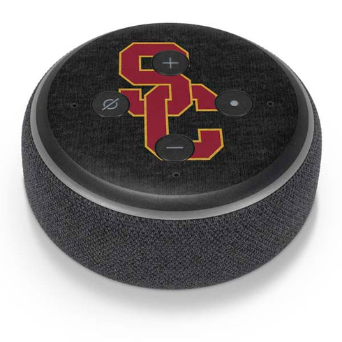 University of Southern California USC Grey Logo Amazon Echo Dot Skin