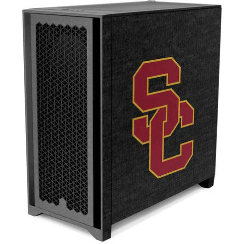 University of Southern California USC Grey Logo Corsair 4000D Tempered Glass Mid-Tower ATX Case Skin