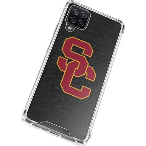 University of Southern California USC Grey Logo Galaxy A12 Clear Case