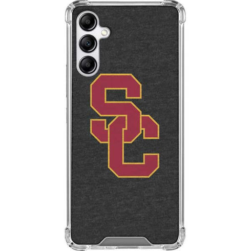 University of Southern California USC Grey Logo Galaxy A14 5G Clear Case