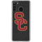 University of Southern California USC Grey Logo Galaxy A21 Clear Case