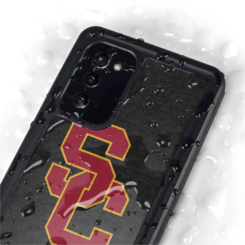 University of Southern California USC Grey Logo Galaxy Note20 5G Waterproof Case