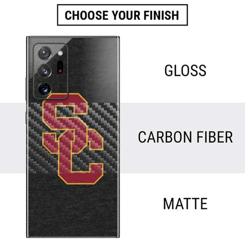 University of Southern California USC Grey Logo Galaxy Note20 Ultra 5G Skin