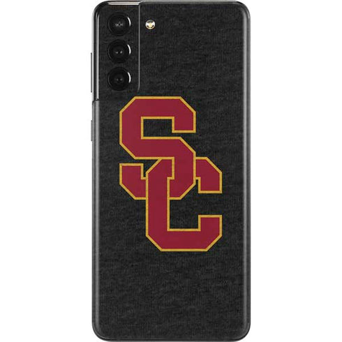 University of Southern California USC Grey Logo Galaxy S21 Plus 5G Skin