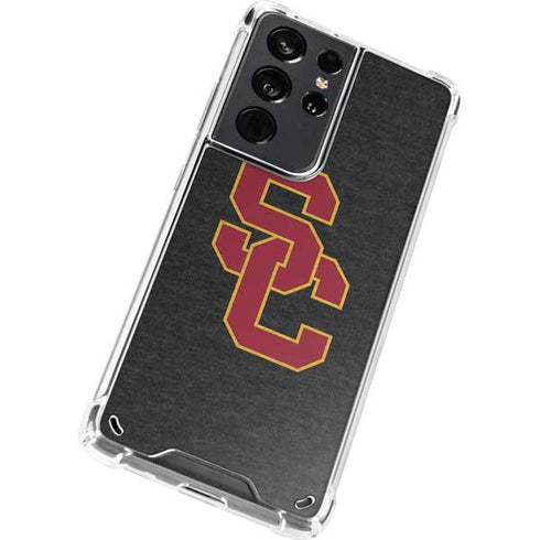 University of Southern California USC Grey Logo Galaxy S21 Ultra 5G Clear Case