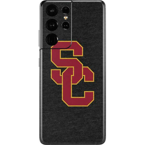 University of Southern California USC Grey Logo Galaxy S21 Ultra 5G Skin