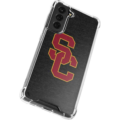 University of Southern California USC Grey Logo Galaxy S22 Plus Clear Case