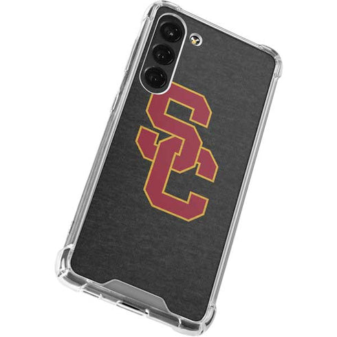 University of Southern California USC Grey Logo Galaxy S23 Plus Clear Case
