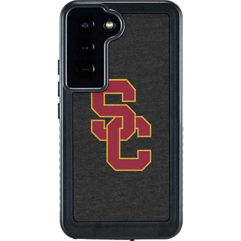 University of Southern California USC Grey Logo Galaxy S23 Waterproof Case