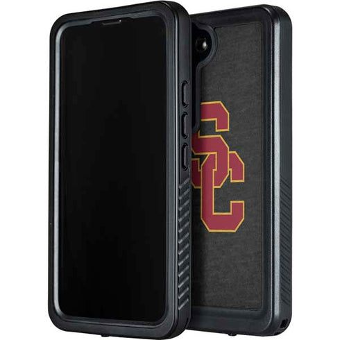 University of Southern California USC Grey Logo Galaxy S23 Waterproof Case