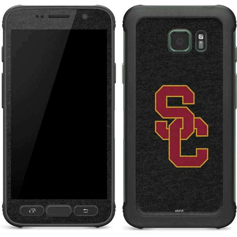University of Southern California USC Grey Logo Galaxy S7 Active Skin