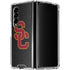 University of Southern California USC Grey Logo Galaxy Z Fold4 5G Clear Case